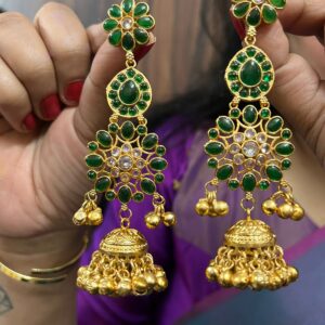 Kiara Jhumka (Green)