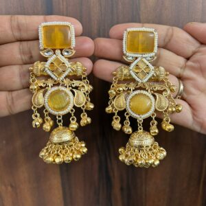 Sunehri Jhumka (Yellow/Golden)
