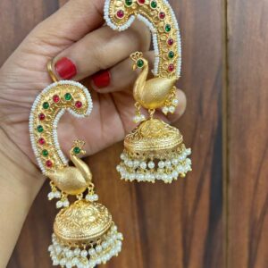 Mayur earcuff jhumkA (MultiColor)