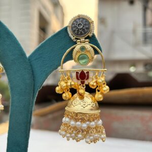 Kamalphool jhumka (Multi Color)