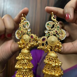 Nandani Earcuff Jhumka (Golden)