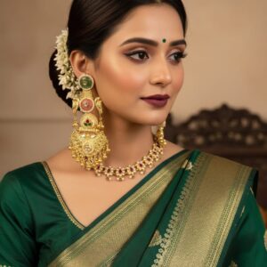 Shakti Jhumka (Golden/Multi Color)