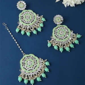 Earrings with Mang Tika