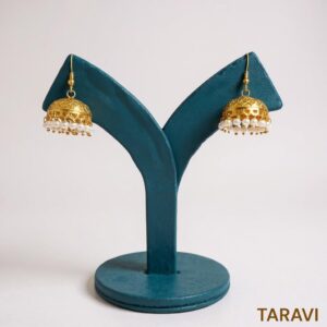 Mahi Jhumki ( Golden / brass / small)