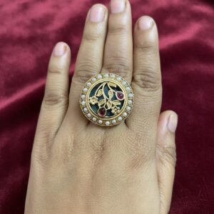 Royal Gold ring ( Golden/ Gold / Green / red / mutlicolor)