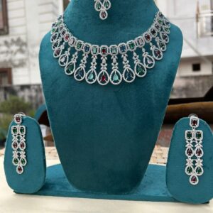 A D Multi Color Necklace