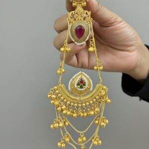 Ranisa Long Earring (Red/MultiColor)