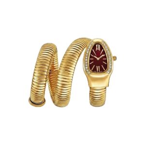 Serpent Style Watch (Red Dial)