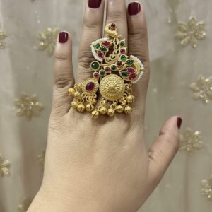 Nandita Peacock Ring( MulticolorRing)