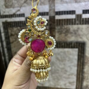 Naina multi Earcuff (pink/multi/red)