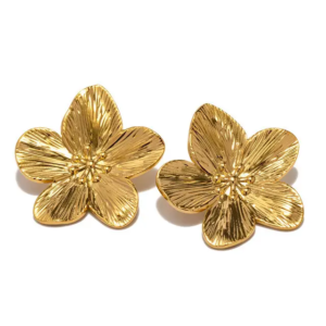 Flora earrings ( anti tarnish / goldene  )