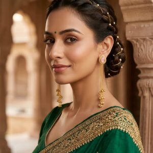 Jyoti earrings (Peach / Pink )