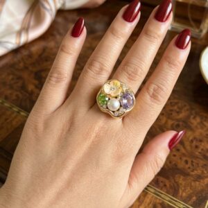 Diva cocktail rings( purple / Multicolor) (Copy)