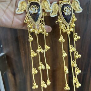 Mandakini Jhumka ( Dark purple / cocacola/ multicolor/ red )