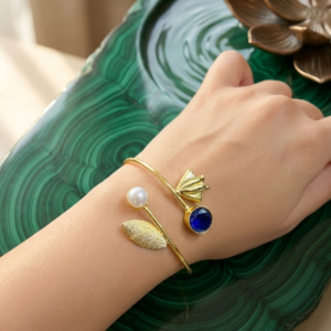 Mallika bracelet 1.0 (Blue | Gold)
