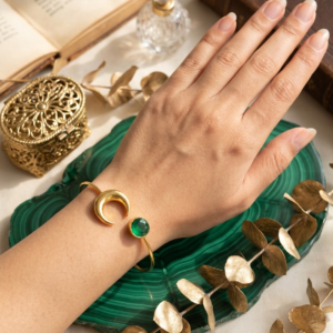 Mallika bracelet 1.2 (Green | Gold)