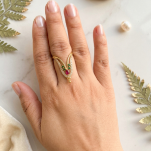 Vaheeda adjustable ring 1.0 (Golden | Multi)