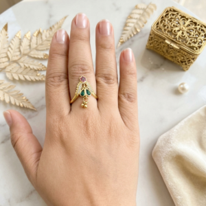 Vaheeda adjustable ring 1.1 (Golden | Multi)