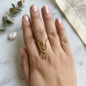 Vaheeda adjustable ring 1.3 (Golden | Multi)