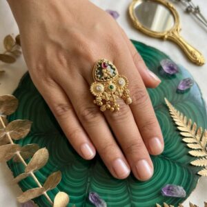 Ishika Antique Ring (Ring/ Antique/ Heritage)