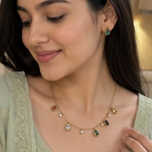 Tira anti tarnish pendent set